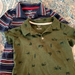 Carter's short sleeve button down tee 3T (LOT 2)